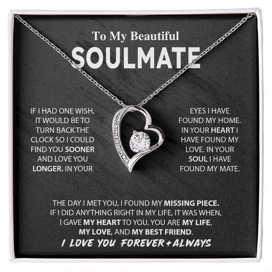 My Beautiful Soulmate | My Missing Piece - Forever Love Necklace